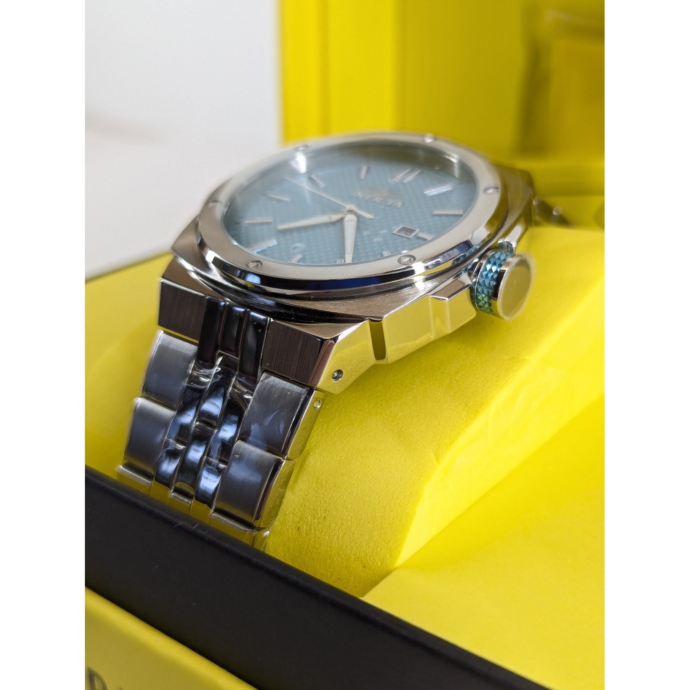 Invicta Sea Vulture 50147 Mens Watch 44mm Steel Light Blue Dial Quartz New - Picture 2 of 13
